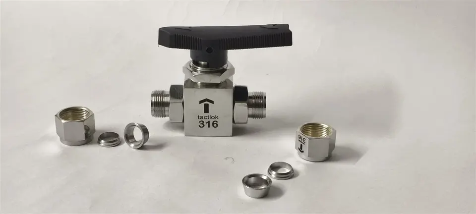Ball Valve OD x OD, Unassembled by Samvay Fluid Tekniks