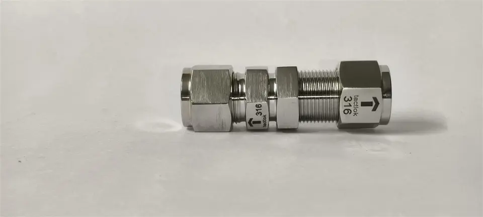 Bulkhead Union by Samvay Fluid Tekniks, supplied in Canada