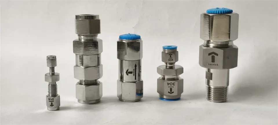 Check Valves and Tube Fittings by Samvay Fluid Tekniks
