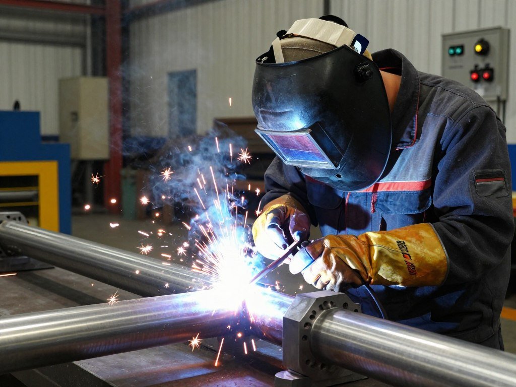 Welding process for duplex and stainless steel tube fittings